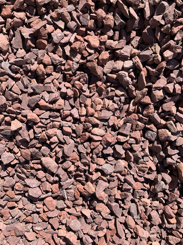 Barn Red Gravel 3/4"