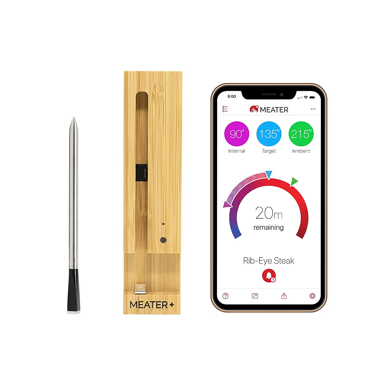 Meater Plus: Smart, Wireless Food & Meat Thermometer