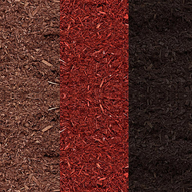 Color Enhanced Mulch - Red Bulk